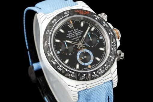Rolex Daytona Diw Carbo Quartz Bachi Luxury Fake Watches Best Quality 40mm - Image 4