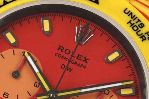Rolex Daytona Diw Carbon Fiber Volcano Yellow Luxury Fake Watches Best Quality 40mm - Image 5