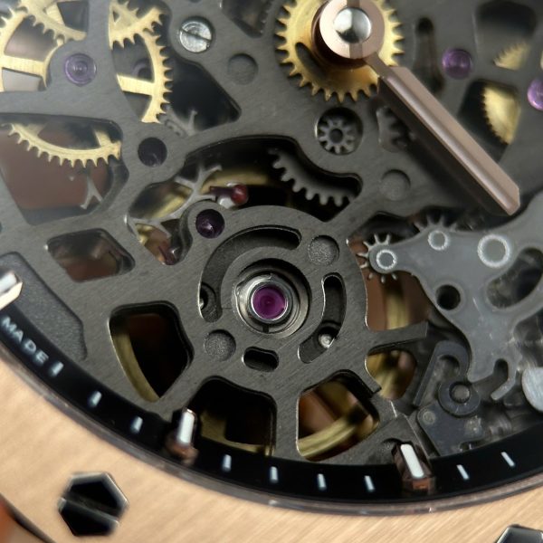 Audemars Piguet Imitation Watches Royal Oak Jumbo Extra-thin Openworked 16204 Skeleton Dial Rose Gold ZF Factory 39mm - Image 10