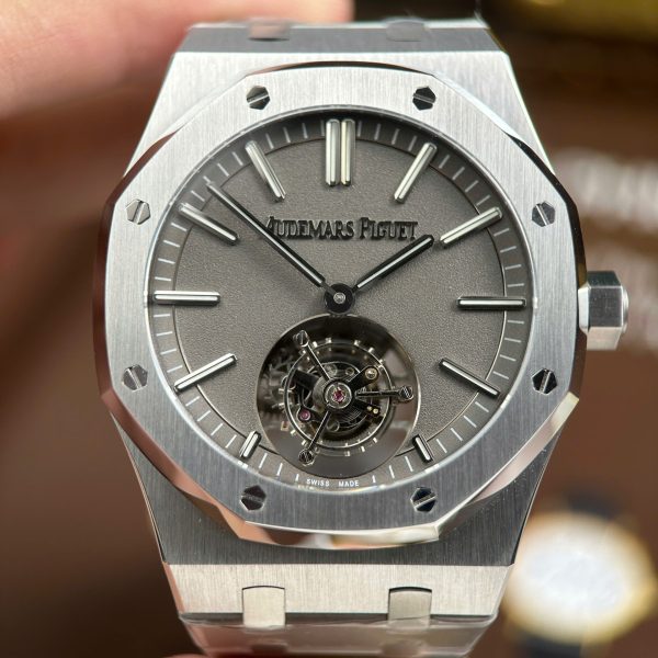 Audemars Piguet Knock Off Watches Royal Oak Flying Tourbillon 26530 Gray Dial BBS Factory 41mm - Image 4