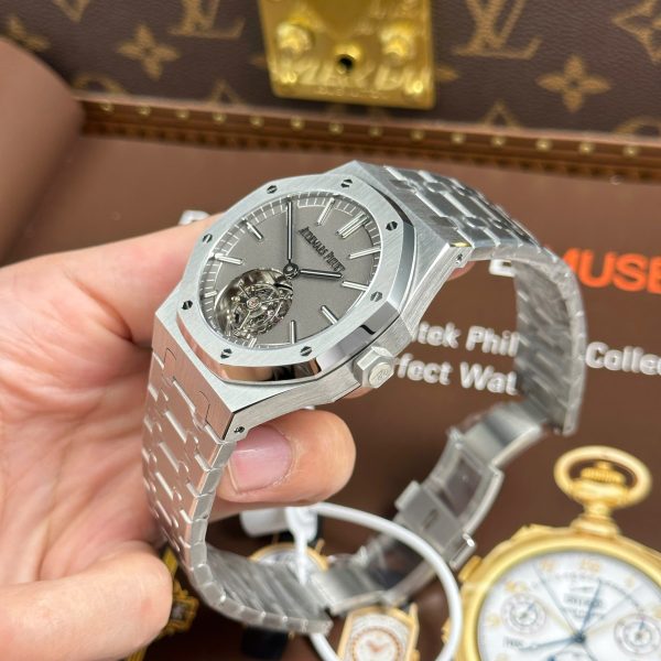 Audemars Piguet Knock Off Watches Royal Oak Flying Tourbillon 26530 Gray Dial BBS Factory 41mm - Image 8