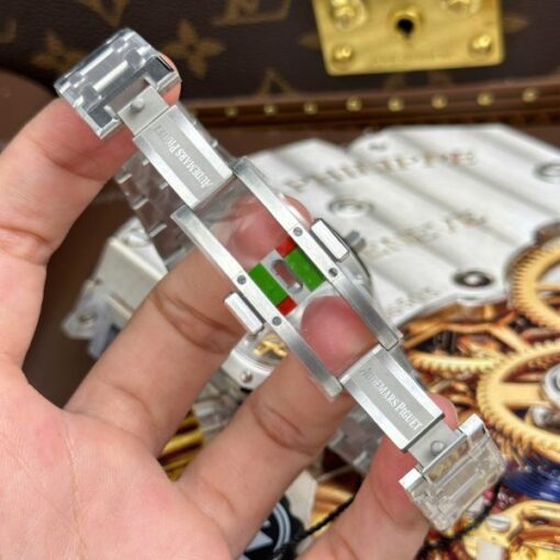 Audemars Piguet Replica Watches Royal Oak Jumbo Extra-thin Openworked 16204 Skeleton Dial ZF Factory 39mm - Image 15