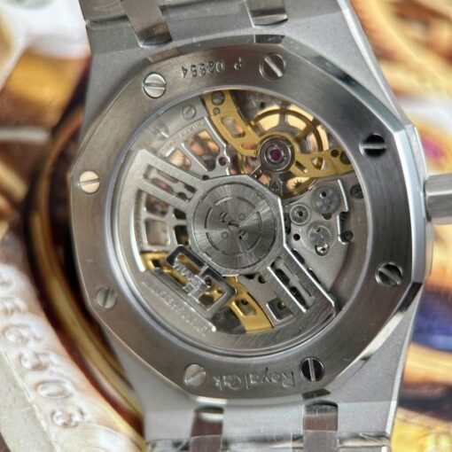 Audemars Piguet Replica Watches Royal Oak Jumbo Extra-thin Openworked 16204 Skeleton Dial ZF Factory 39mm - Image 13