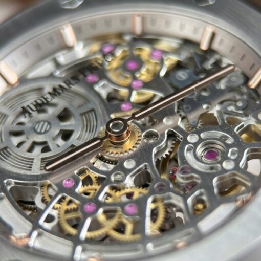Audemars Piguet Replica Watches Royal Oak Jumbo Extra-thin Openworked 16204 Skeleton Dial ZF Factory 39mm - Image 7
