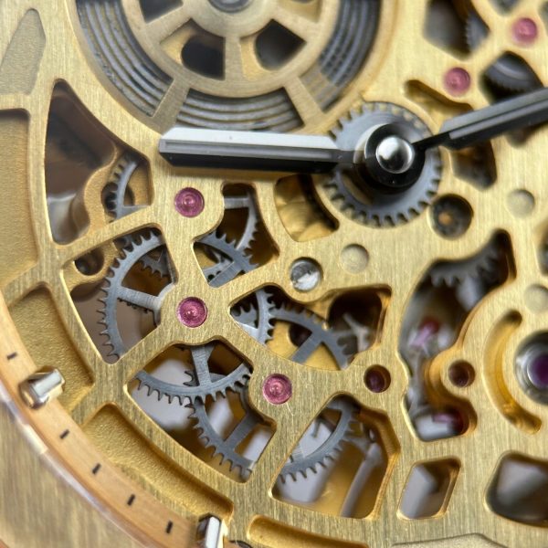 Audemars Piguet Knock Off Watches Royal Oak Jumbo Extra-thin Openworked 16204 Skeleton Dial Yellow ZF Factory 39mm - Image 9