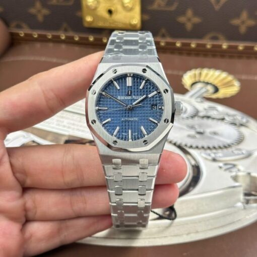 Audemars Piguet Royal Oak 15450 Replica Watches Blue Dial Automatic Movement ZF Factory 37mm - Image 2