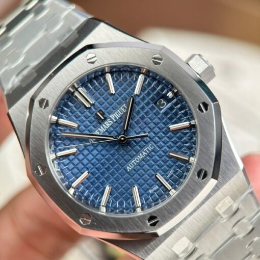 Audemars Piguet Royal Oak 15450 Replica Watches Blue Dial Automatic Movement ZF Factory 37mm - Image 5