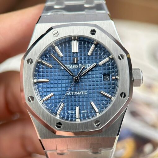 Audemars Piguet Royal Oak 15450 Replica Watches Blue Dial Automatic Movement ZF Factory 37mm - Image 4
