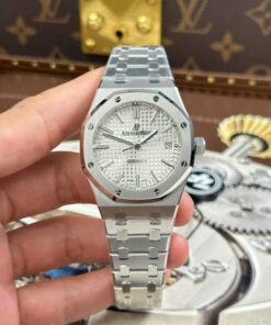 Alternative view of Audemars Piguet Royal Oak 15450 Knock Off Watches White Dial Automatic Movement ZF Factory 37mm