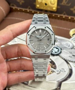 Alternative view of Audemars Piguet Royal Oak 15450 Imitation Watches Gray Dial Automatic Movement ZF Factory 37mm