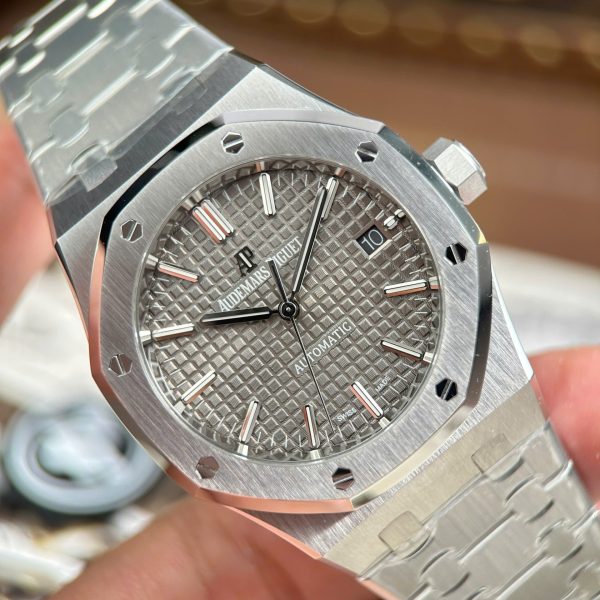 Audemars Piguet Royal Oak 15450 Imitation Watches Gray Dial Automatic Movement ZF Factory 37mm - Image 5