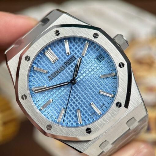Audemars Piguet Royal Oak 15510BC Imitation Watches Ice Blue Metal Wire ZF Factory 41mm - Image 6