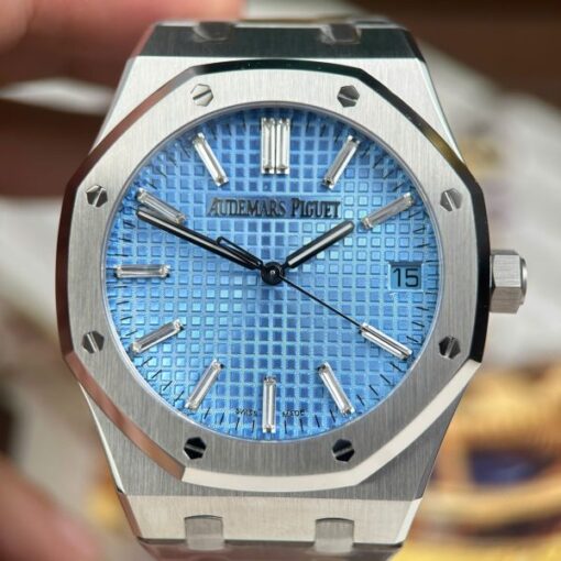 Audemars Piguet Royal Oak 15510BC Imitation Watches Ice Blue Metal Wire ZF Factory 41mm - Image 5