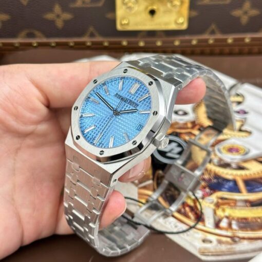 Audemars Piguet Royal Oak 15510BC Imitation Watches Ice Blue Metal Wire ZF Factory 41mm - Image 4