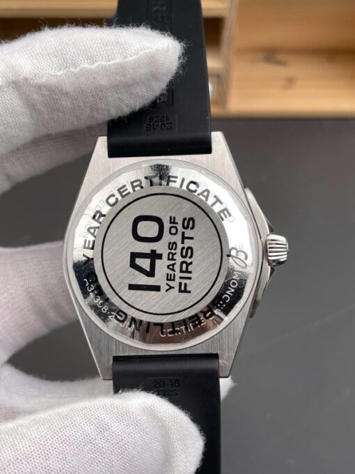 Breitling Chronomat P32398101C1S1 Replica Watches Gray Dial Rubber Strap 40mm - Image 8