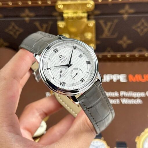Omega De Ville Prestige Power Reserve Replica Watches White Dial Automatic Movement 39.5mm - Image 4