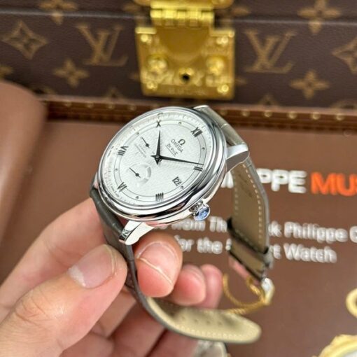 Omega De Ville Prestige Power Reserve Replica Watches White Dial Automatic Movement 39.5mm - Image 5