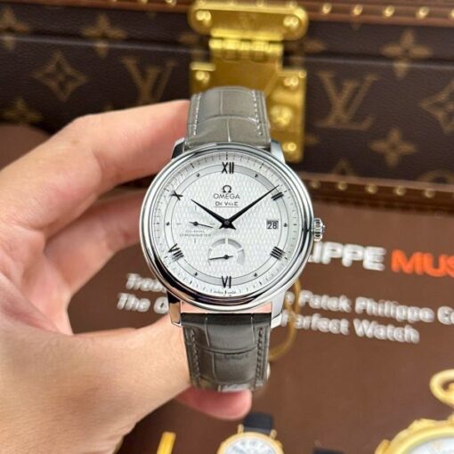 Omega De Ville Prestige Power Reserve Replica Watches White Dial Automatic Movement 39.5mm - Image 2