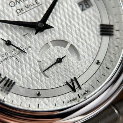 Omega De Ville Prestige Power Reserve Replica Watches White Dial Automatic Movement 39.5mm - Image 11