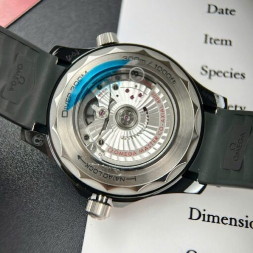 Omega Seamaster 300M Imitation Watches Black Dial Automatic Movement VS Factory 42mm - Image 9