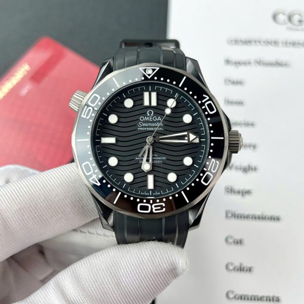 Omega Seamaster 300M Imitation Watches Black Dial Automatic Movement VS Factory 42mm - Image 4