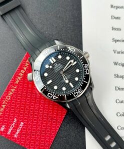 Alternative view of Omega Seamaster 300M Imitation Watches Black Dial Automatic Movement VS Factory 42mm