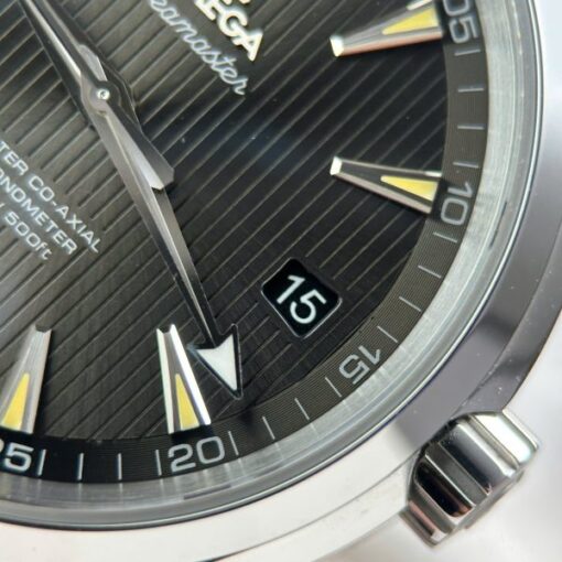 Omega Seamaster Aqua Terra 150M Luxury Fake Watches Green Dial Metal Wire VS Factory 41mm - Image 8