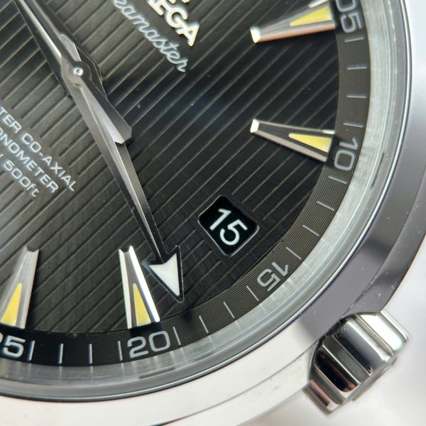 Omega Seamaster Aqua Terra 150M Luxury Fake Watches Green Dial Metal Wire VS Factory 41mm - Image 8