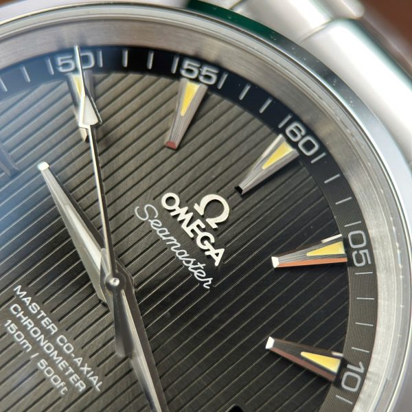 Omega Seamaster Aqua Terra 150M Luxury Fake Watches Green Dial Metal Wire VS Factory 41mm - Image 7