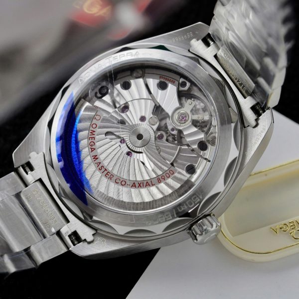Omega Seamaster Aqua Terra 150M Knock Off Watches Black Dial Horizontal Stripes VS Factory 41mm - Image 8