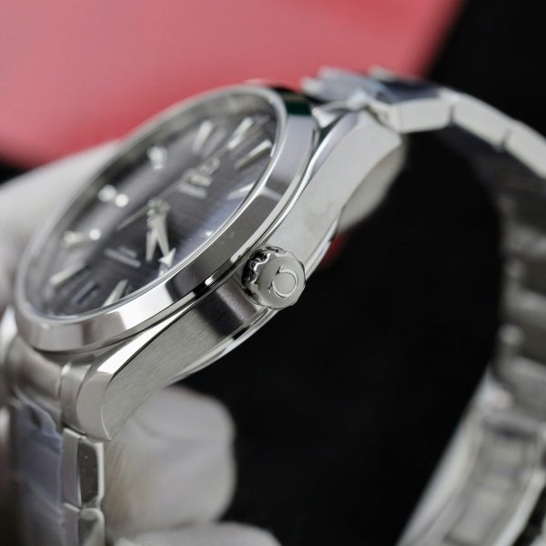Omega Seamaster Aqua Terra 150M Knock Off Watches Black Dial Horizontal Stripes VS Factory 41mm - Image 7