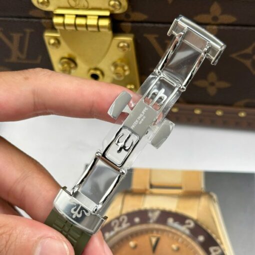 Patek Philippe Aquanaut 5168 Green Imitation Watches Engraving Machine BBF Factory 42mm - Image 14