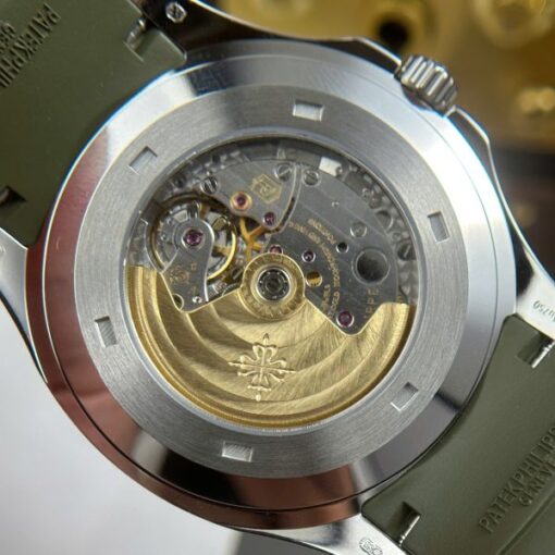 Patek Philippe Aquanaut 5168 Green Imitation Watches Engraving Machine BBF Factory 42mm - Image 11