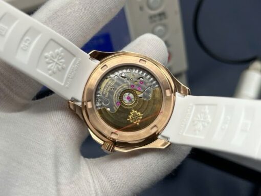 Patek Philippe Aquanaut 5268R Replica Watches White Rubber Strap Automatic Movement PPF Factory 38,8mm - Image 8
