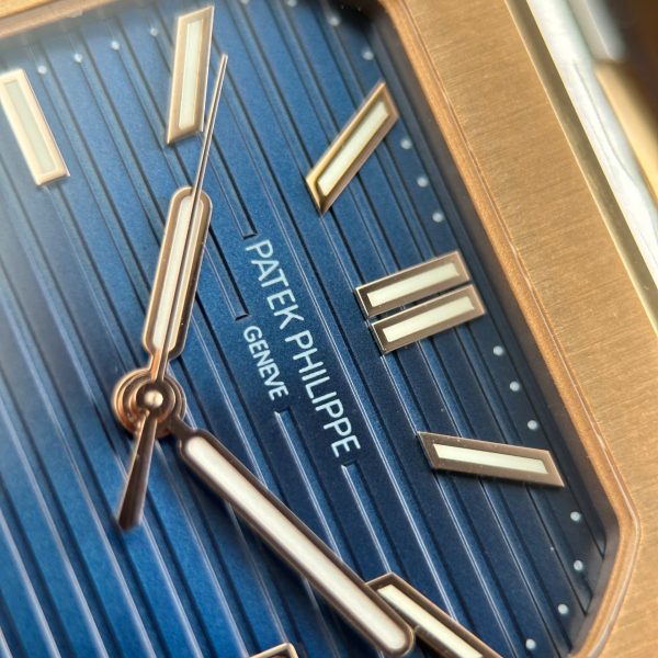 Patek Philippe Cubitus 5821 Demi Rose Gold Replica Watches Blue Dial Automatic Movement 45mm - Image 6