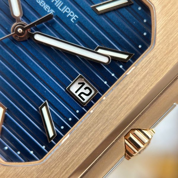 Patek Philippe Cubitus 5821 Demi Rose Gold Replica Watches Blue Dial Automatic Movement 45mm - Image 7