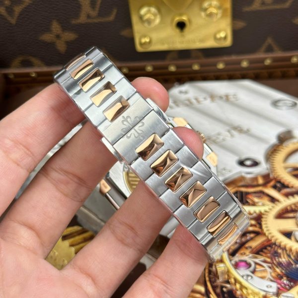 Patek Philippe Cubitus 5821 Demi Rose Gold Replica Watches Blue Dial Automatic Movement 45mm - Image 17