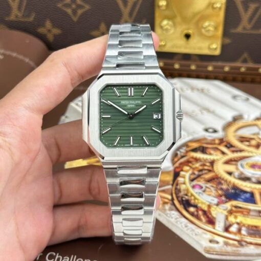 Patek Philippe Cubitus 5821 Luxury Imitation Watches Green Dial Automatic Movement 45mm - Image 2