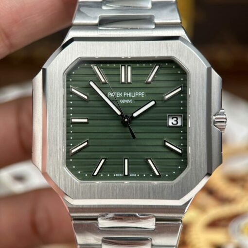 Patek Philippe Cubitus 5821 Luxury Imitation Watches Green Dial Automatic Movement 45mm - Image 5