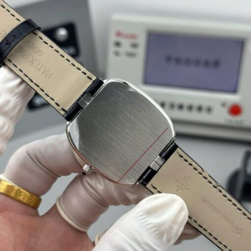 Patek Philippe Golden Ellipse 5738 Grand Feu Black Enamel Replica Watches OM Factory 34,5×39,5mm - Image 8