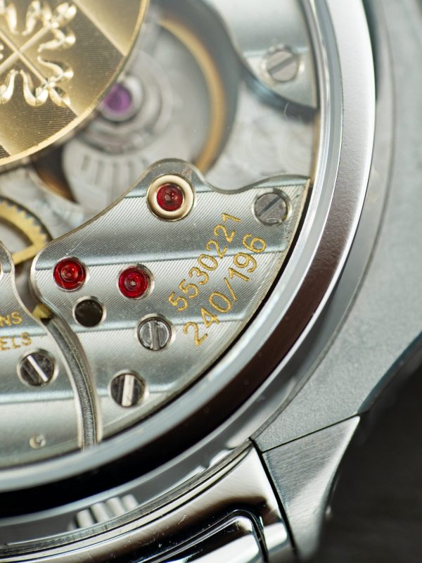Patek Philippe Nautilus 5740 Knock Off Watches Gray Dial Automatic Movement Leather Strap 40mm - Image 13