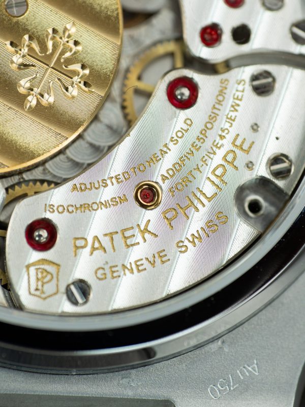 Patek Philippe Nautilus 5740 Knock Off Watches Gray Dial Automatic Movement Leather Strap 40mm - Image 12