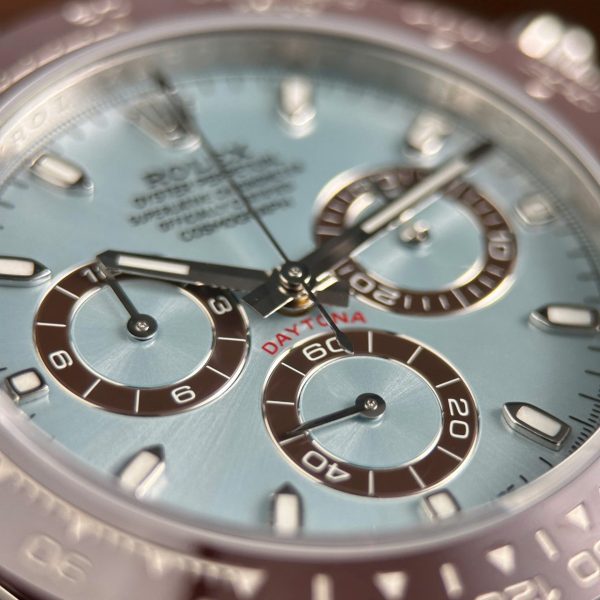 Rolex Cosmograph Daytona 116506 Replica Watches Ice Blue Dial Weight 171 Grams VS Factory 40mm - Image 8