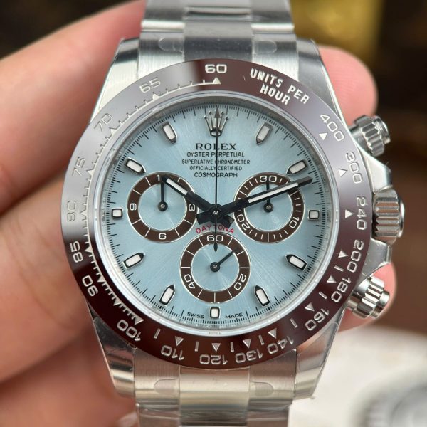 Rolex Cosmograph Daytona 116506 Replica Watches Ice Blue Dial Weight 171 Grams VS Factory 40mm - Image 7