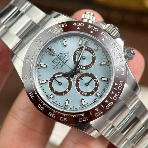 Rolex Cosmograph Daytona 116506 Replica Watches Ice Blue Dial Weight 171 Grams VS Factory 40mm - Image 6