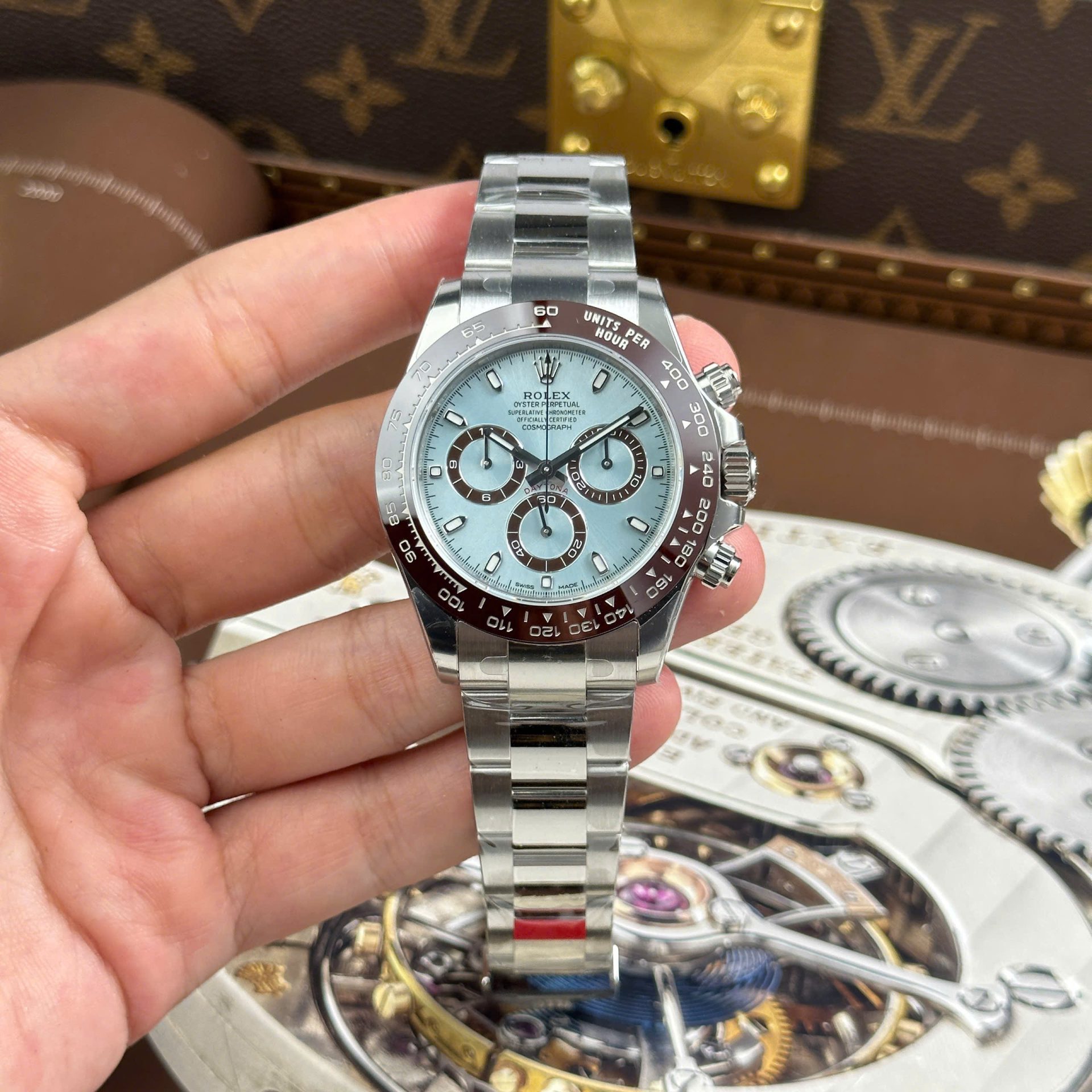 Rolex Cosmograph Daytona 116506 Replica Watches Ice Blue Dial Weight 171 Grams VS Factory 40mm