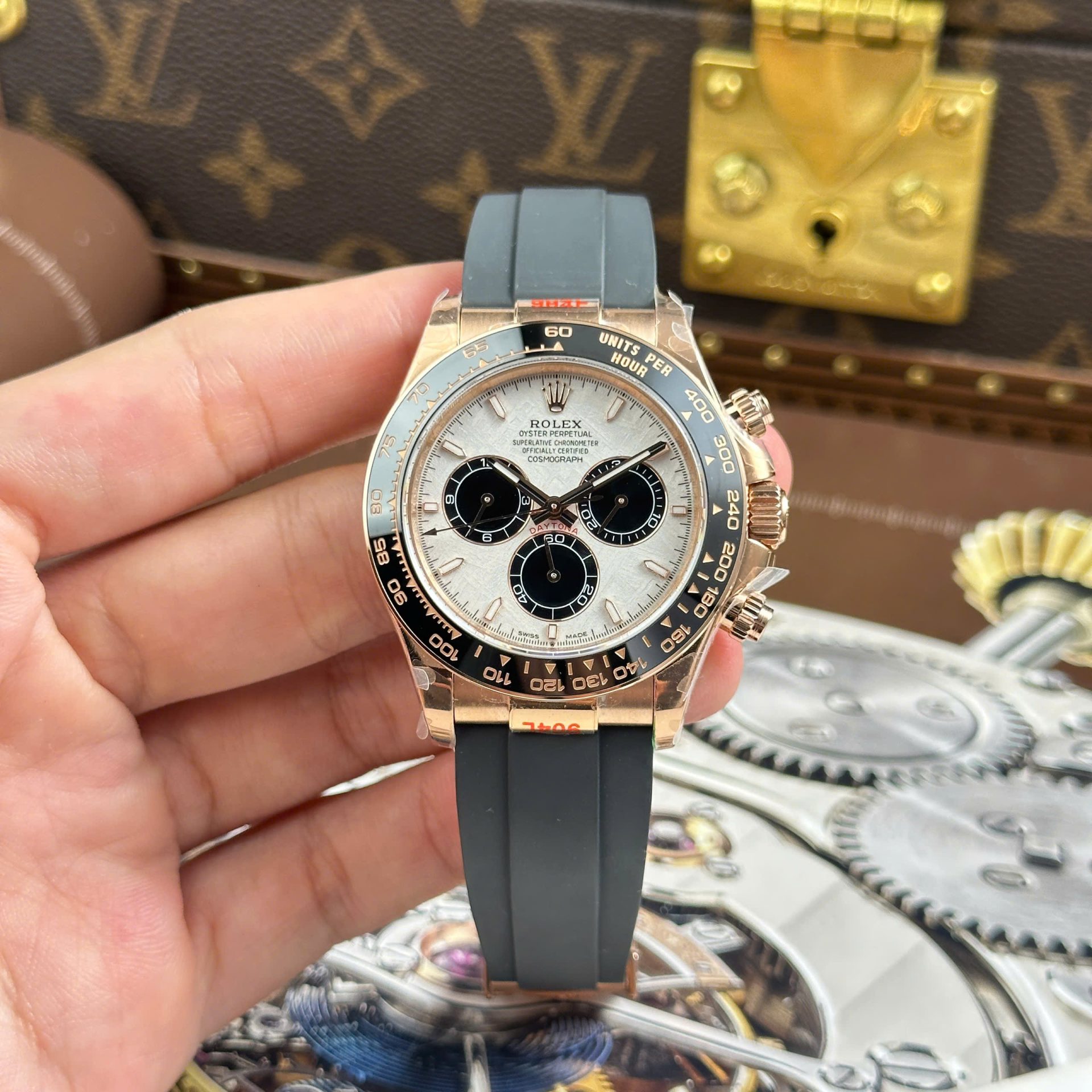 Rolex Cosmograph Daytona 126515 Imitation Watches Meteorite Dial Weight 153 Grams QF Factory 40mm