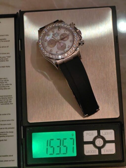 Rolex Cosmograph Daytona 126589RBR Replica Watches MOP Dial Weight 154 Grams FH Factory 40mm - Image 3