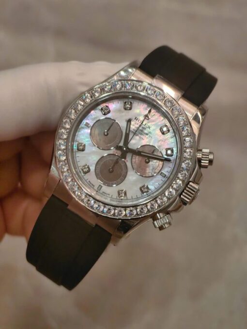 Rolex Cosmograph Daytona 126589RBR Replica Watches MOP Dial Weight 154 Grams FH Factory 40mm - Image 4