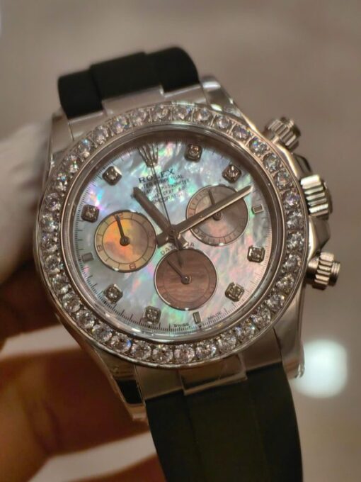 Rolex Cosmograph Daytona 126589RBR Replica Watches MOP Dial Weight 154 Grams FH Factory 40mm - Image 6